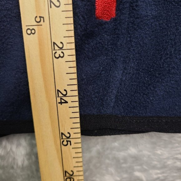 New England Patriots Fleece Vest Mens Small Blue Full Zip Pockets NFL Football - Picture 7 of 10